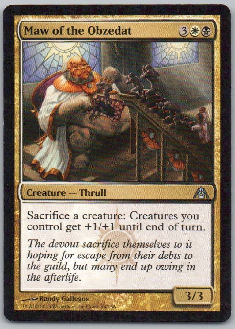 Maw of the Obzedat 83 Normal Creature Card - Dragon's Maze