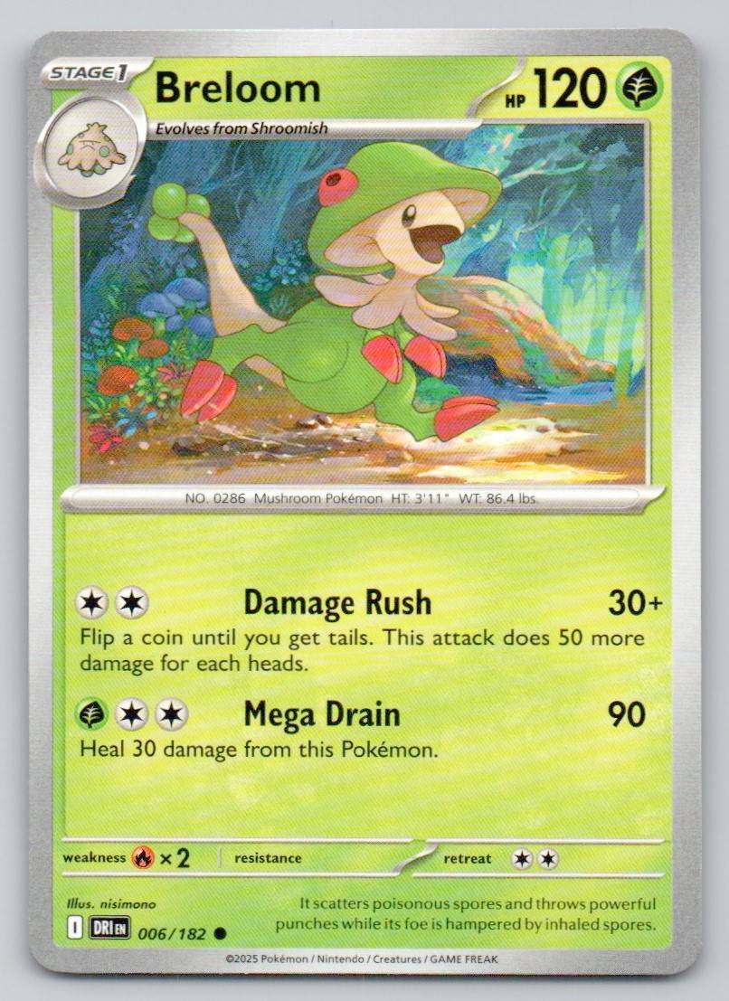Breloom 006 NOR Card - Destined Rivals