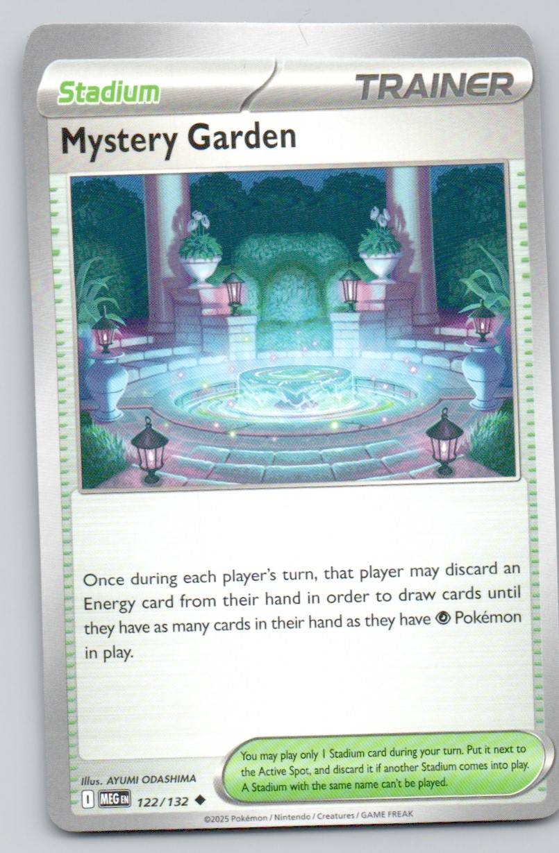 Mystery Garden 122 NOR Card - Mega Evolution