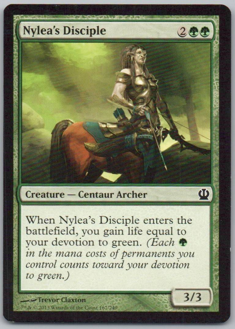 Nylea's Disciple 167 Normal Creature Card - Theros