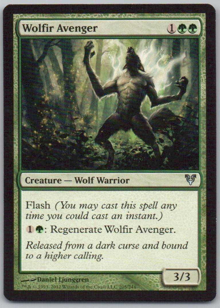 Wolfir Avenger 205 Normal Creature Card - Avacyn Restored