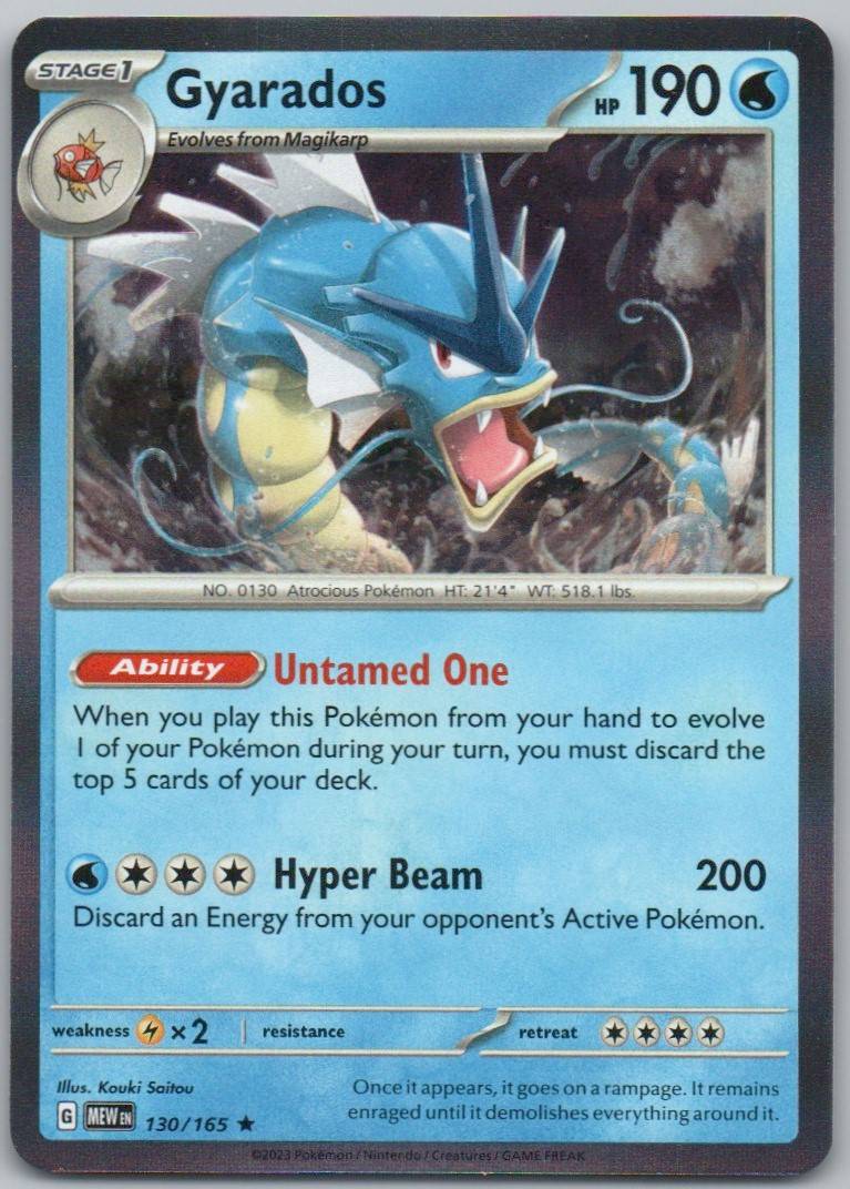 Gyarados 130 NOR Card - 151
