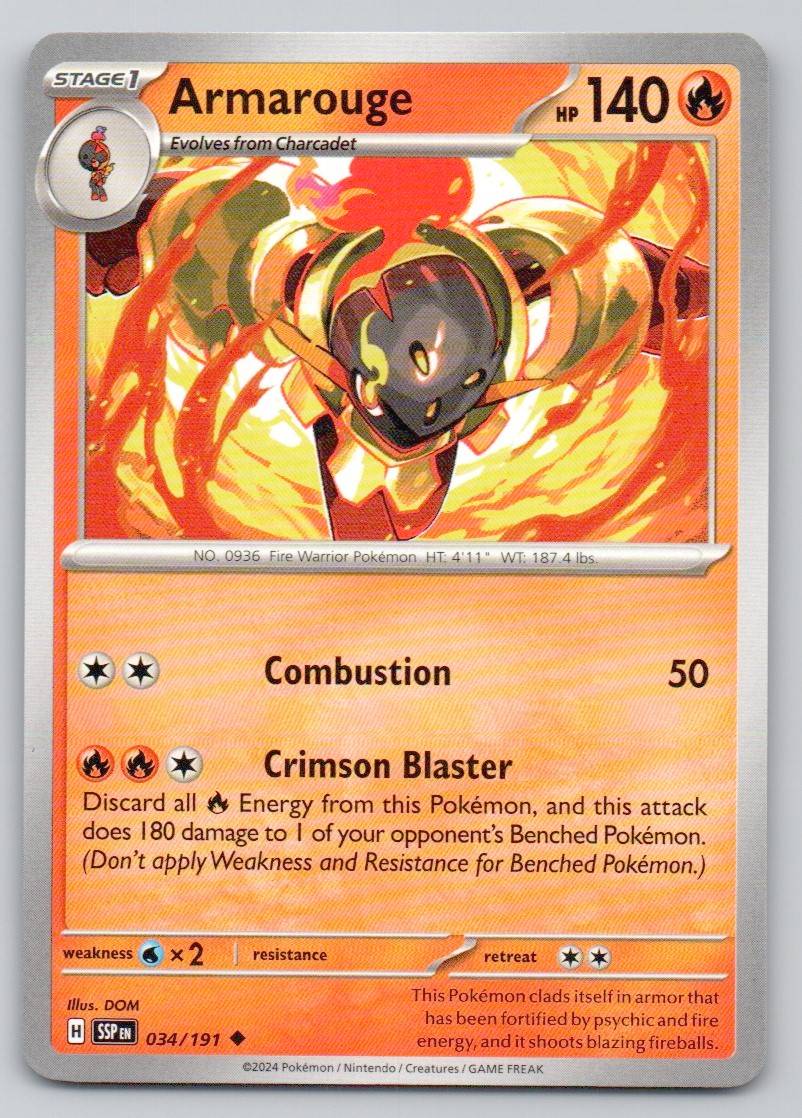 Armarouge 034 NOR Card - Surging Sparks