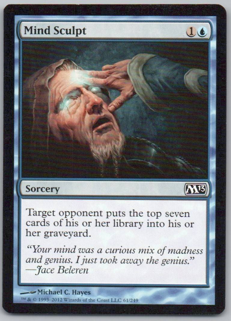 Mind Sculpt 61 Normal Sorcery Card - Magic 2013