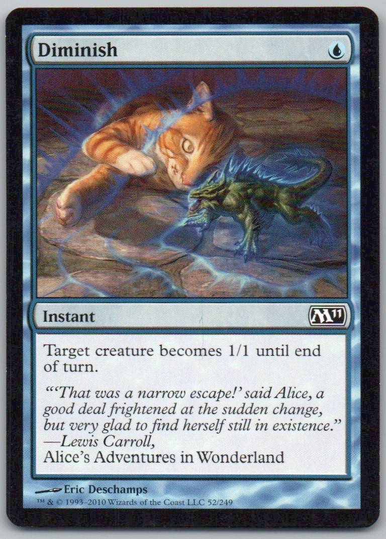 Diminish 52 Normal Instant Card - Magic 2011