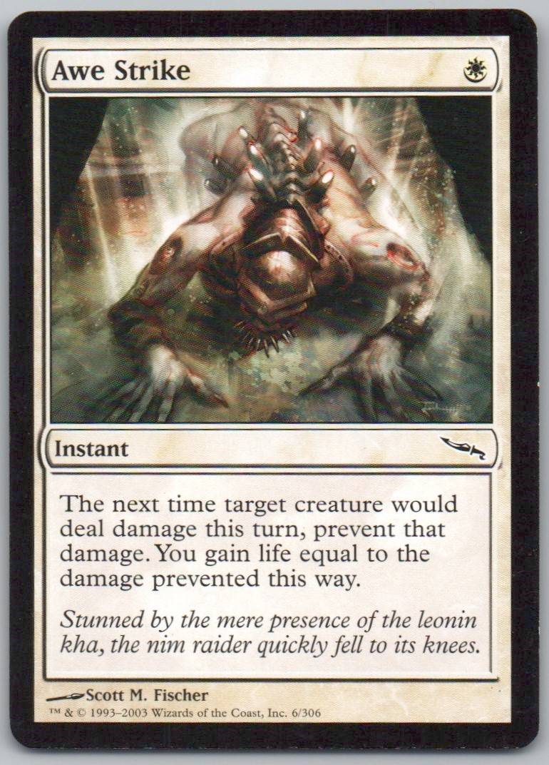 Awe Strike 6 Normal Instant Card - Mirrodin