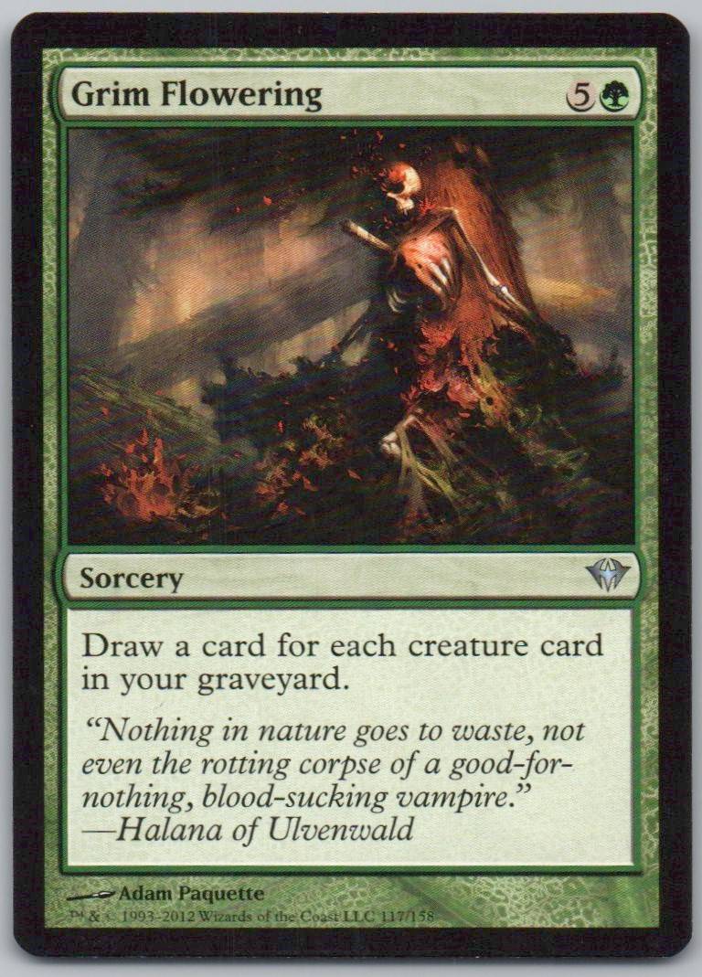Grim Flowering 117 Normal Sorcery Card - Dark Ascension