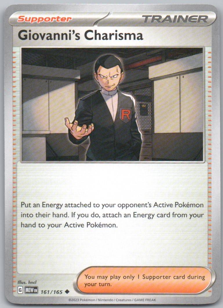 161 - Giovanni's Charisma