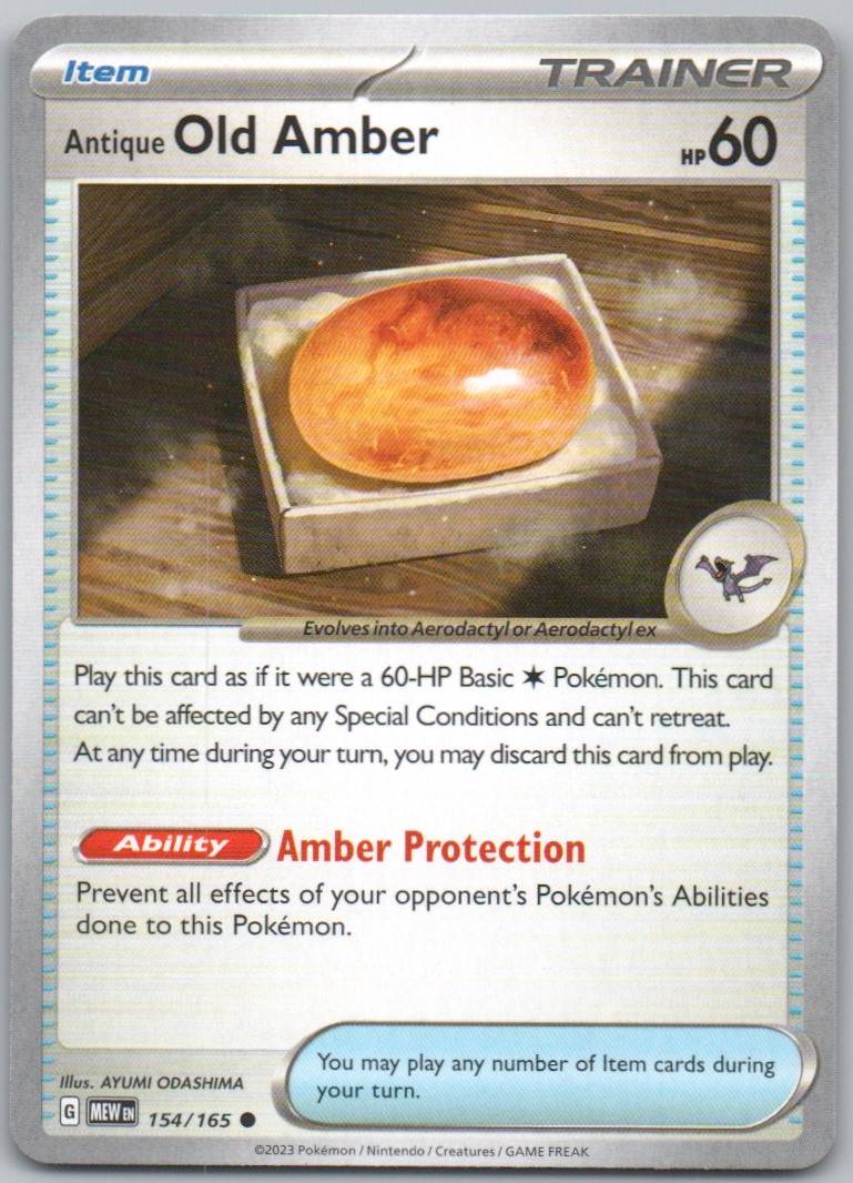 154 - Antique Old Amber
