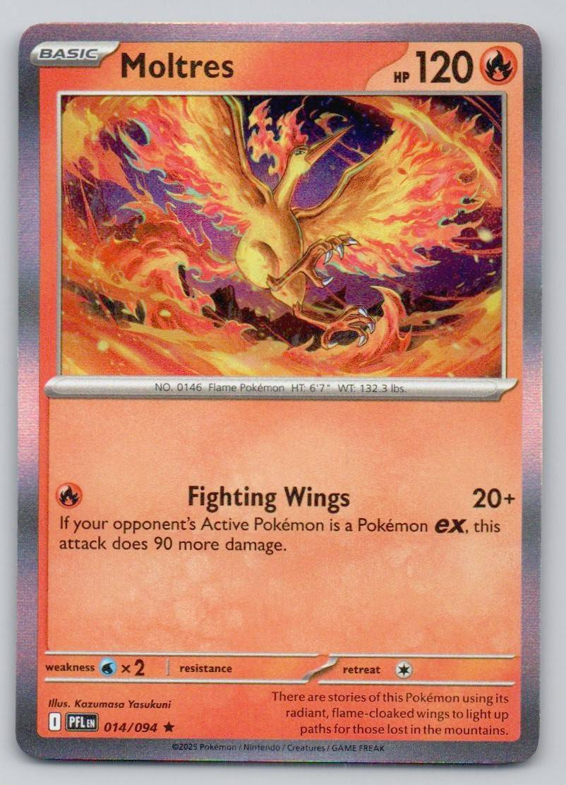 Moltres 014 NOR Card - Phantasmal Flames