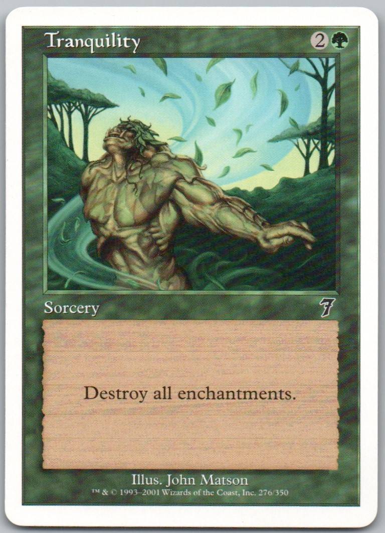 Tranquility 276 Normal Sorcery Card - 7th Edition