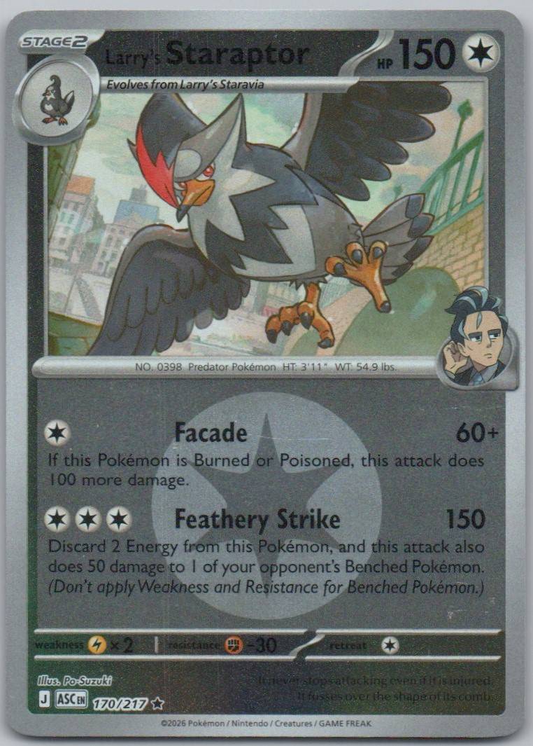 170 - Larry's Staraptor (Energy Symbol Pattern)