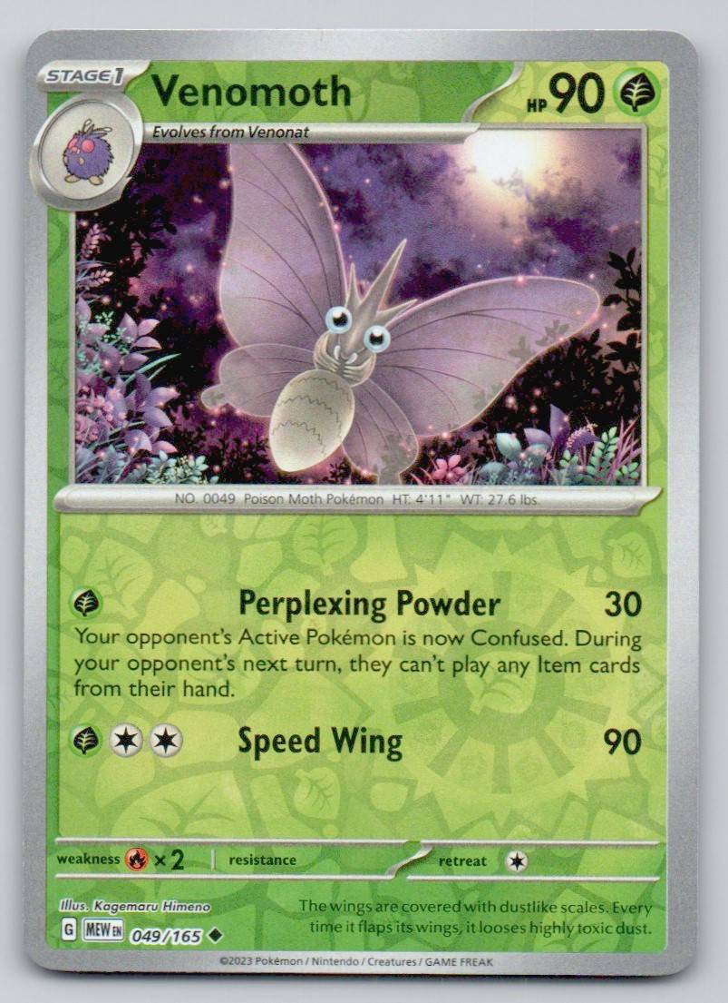 Venomoth 049 REV Card - 151