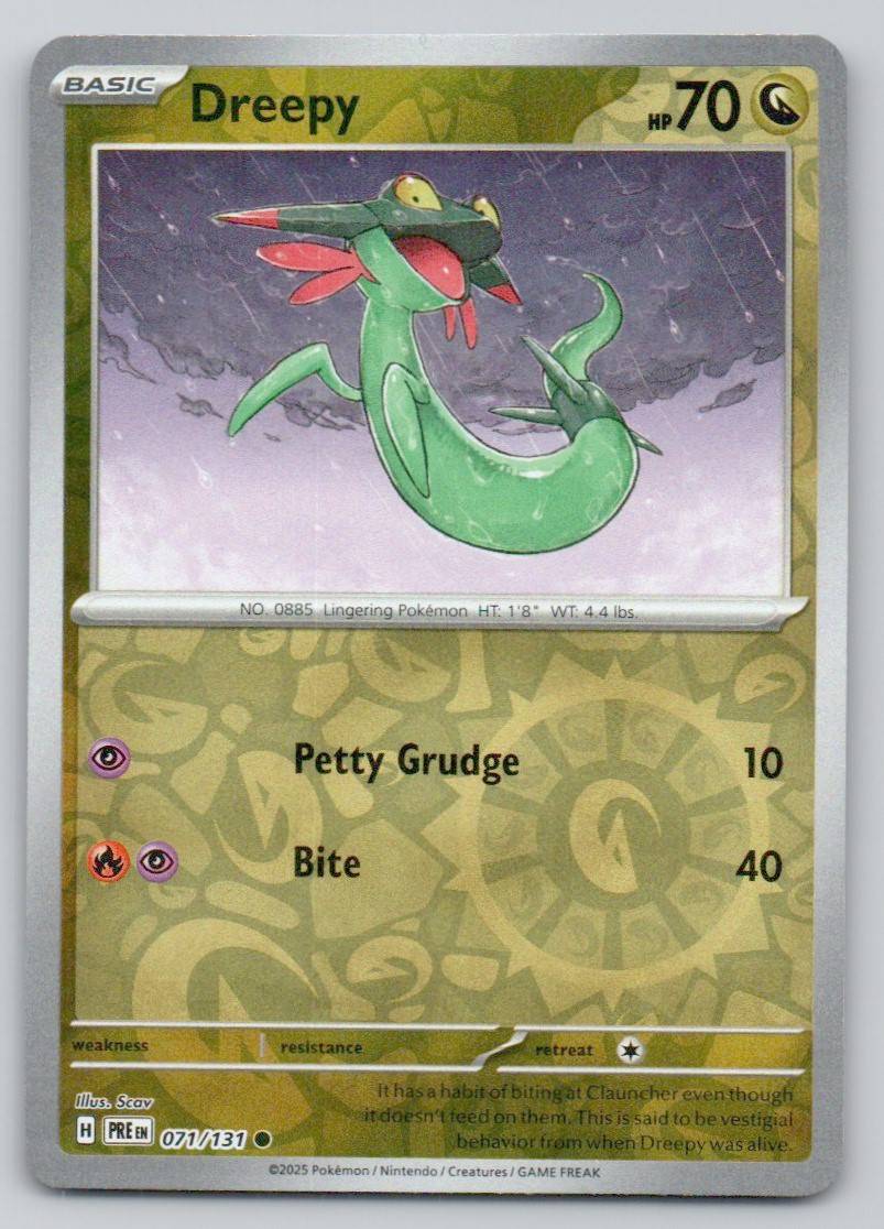 Dreepy 071 REV Card - Prismatic Evolutions