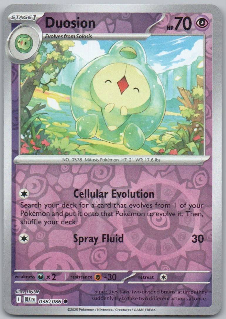 Duosion 038 REV Card - Black Bolt