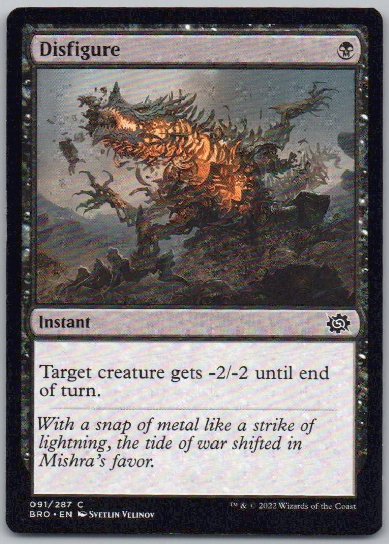 Disfigure 91 Normal Instant Card - The Brothers' War