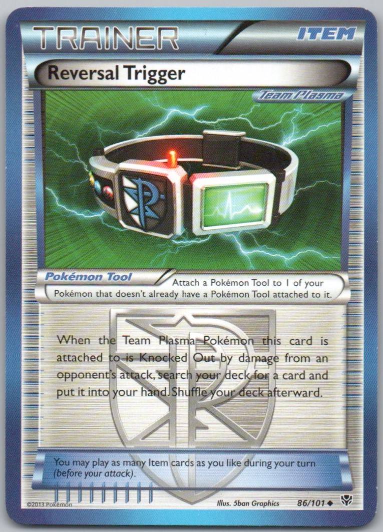 Reversal Trigger 086 Normal Trainer Card - Plasma Blast