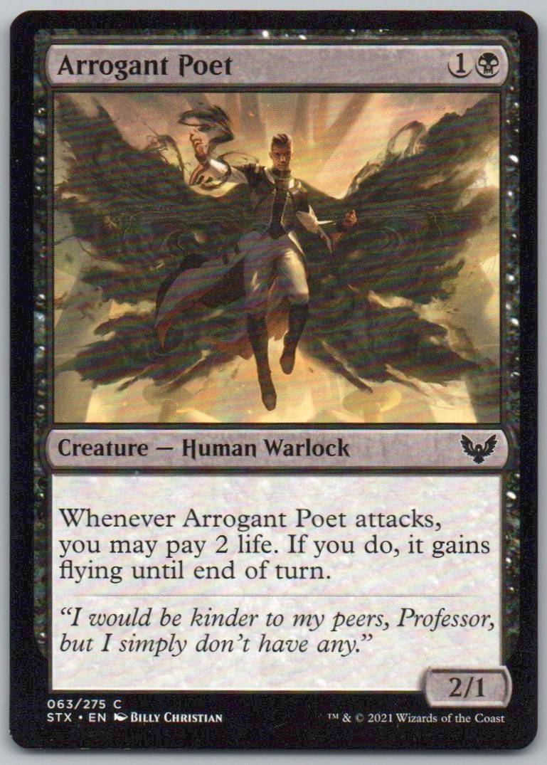Arrogant Poet 63 Normal Creature Card - Strixhaven: School of Mages