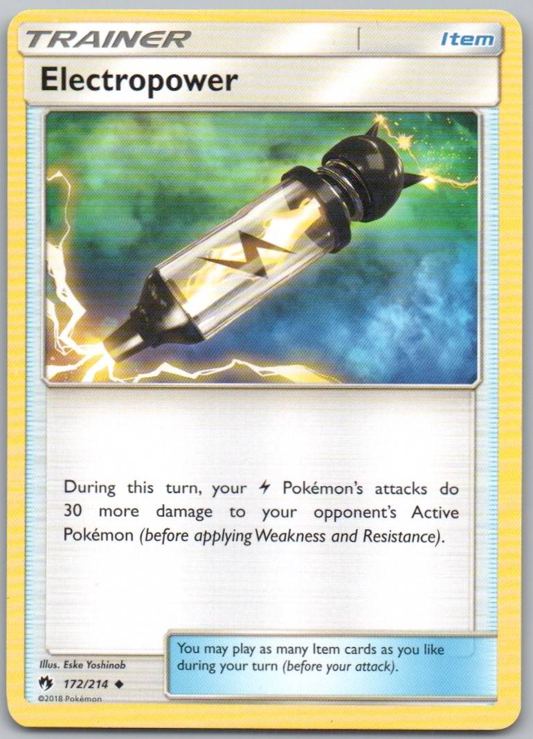 Electropower 172 Normal Trainer Card - Lost Thunder