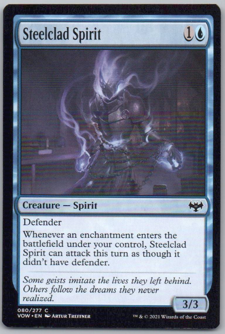 Steelclad Spirit 80 Normal Creature Card - Innistrad: Crimson Vow