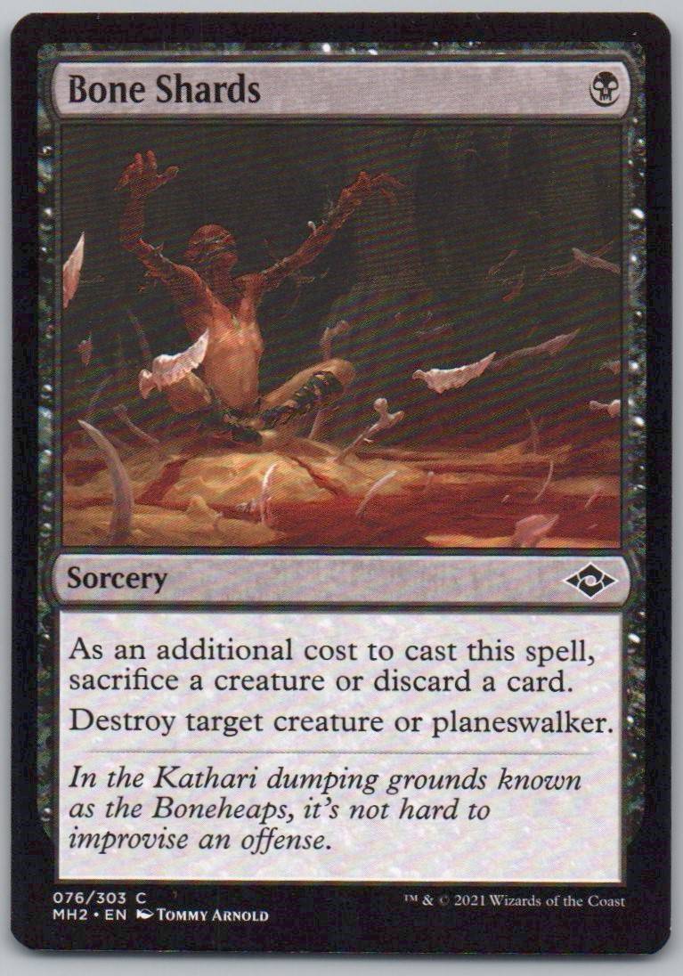 Bone Shards 76 0 Sorcery Card - Modern Horizons 2