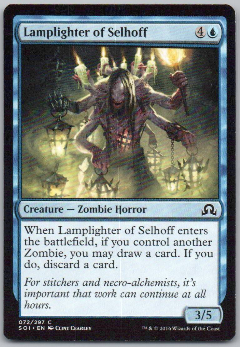 Lamplighter of Selhoff 72 Normal Creature Card - Shadows over Innistrad