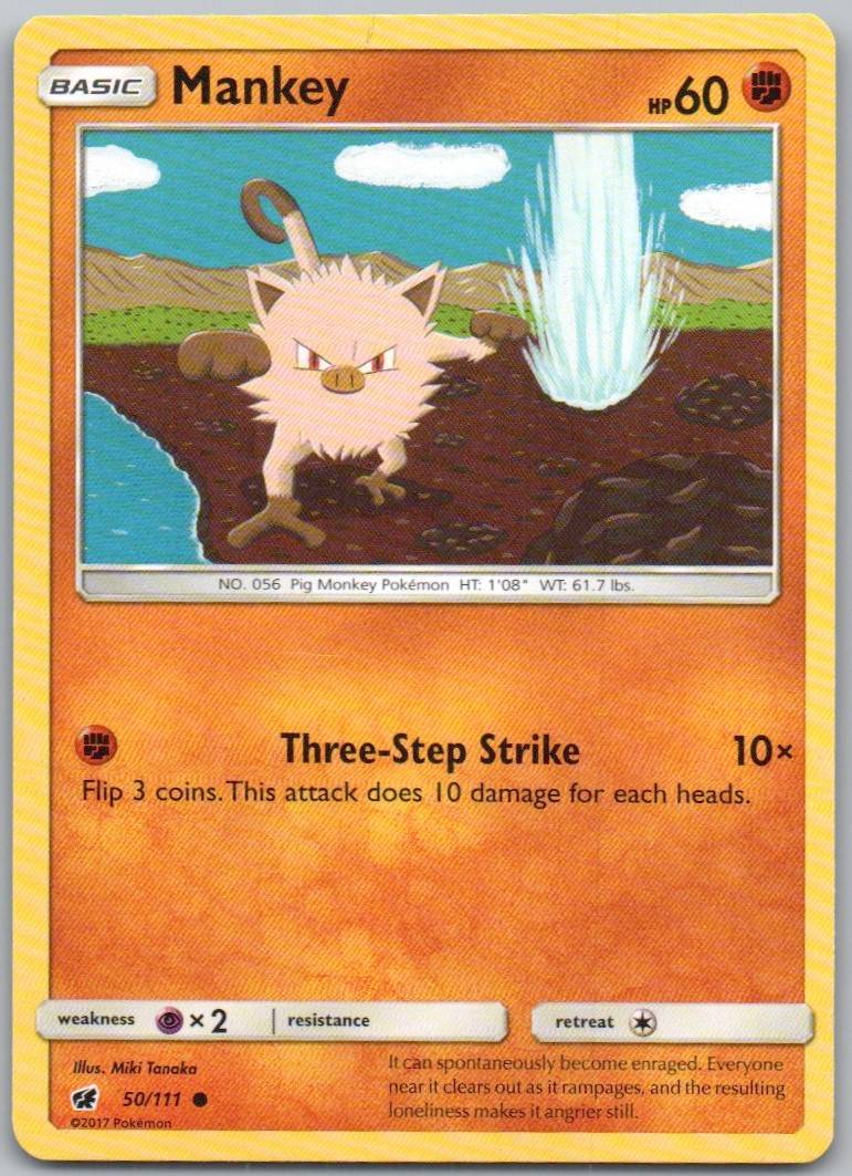 Mankey 50 Normal Fighting Card - Crimson Invasion