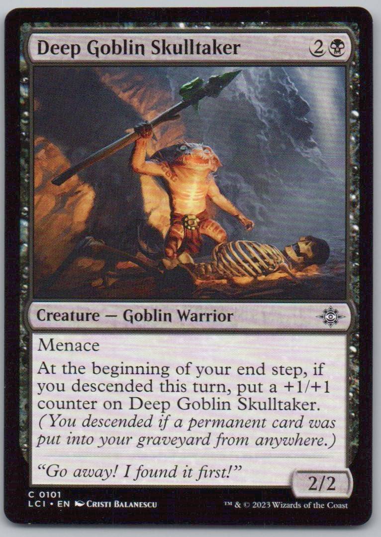 Deep Goblin Skulltaker 101 0 Creature Card - The Lost Caverns of Ixalan