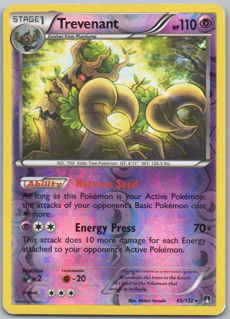 Trevenant 065 Normal Psychic Card - BREAKpoint