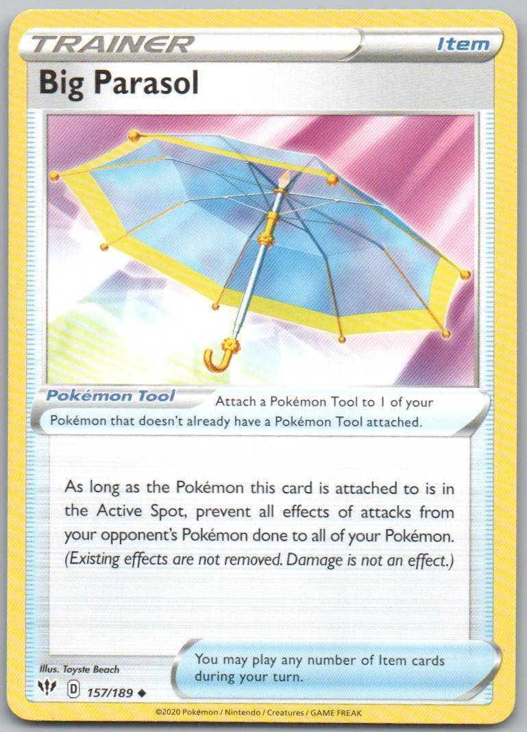 Big Parasol 157 Normal Trainer Card - Darkness Ablaze