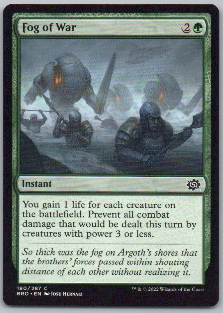 Fog of War 180 Normal Instant Card - The Brothers' War