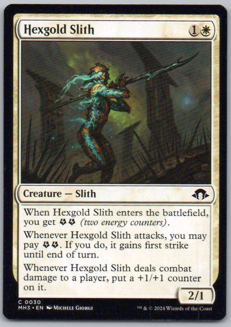 Hexgold Slith 30 0 Creature Card - Modern Horizons 3