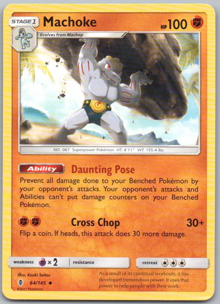 Machoke 64 Normal Fighting Card - Guardians Rising