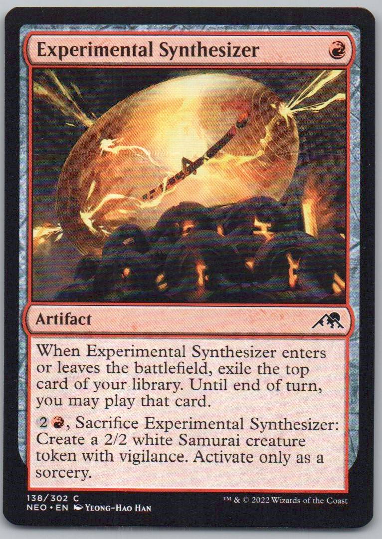 Experimental Synthesizer 138/302 Normal Artifact Card - The List Reprints