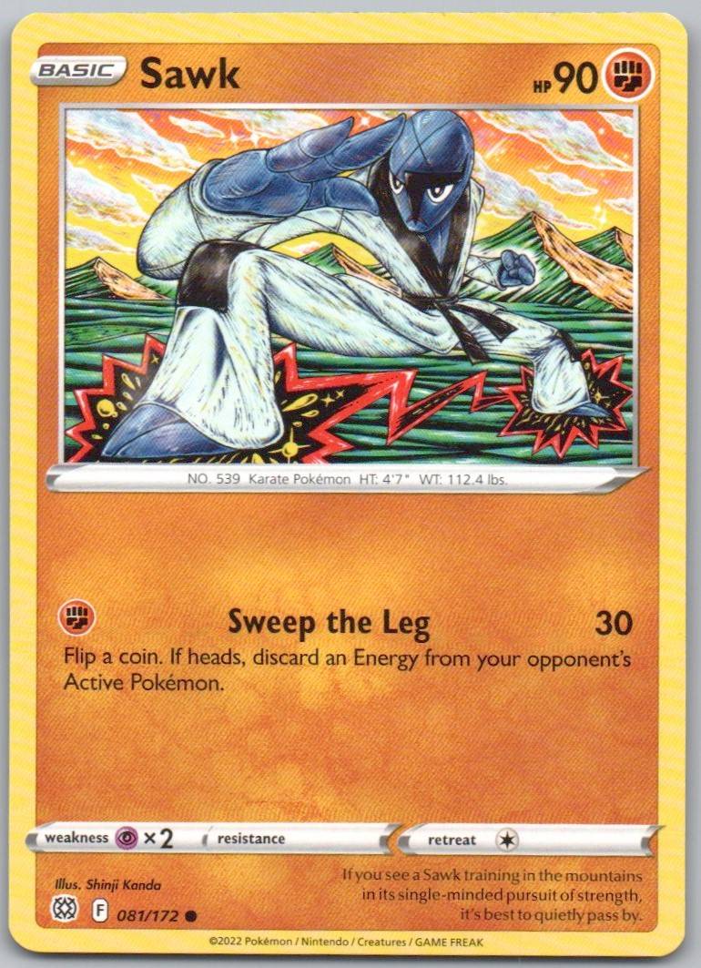 Sawk 081 Normal Fighting Card - Brilliant Stars