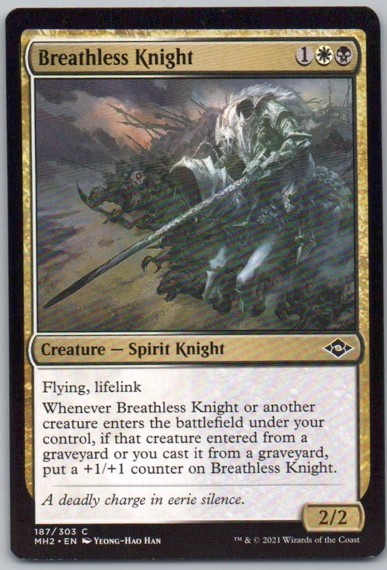 Breathless Knight 187 0 Creature Card - Modern Horizons 2