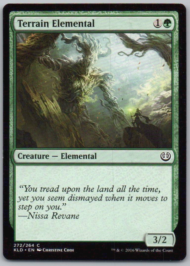 Terrain Elemental 272 Normal Creature Card - Kaladesh