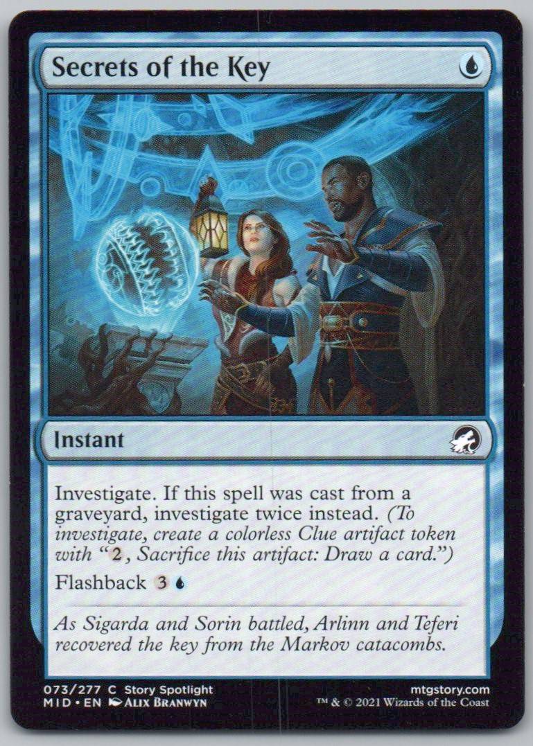 Secrets of the Key 73 Normal Instant Card - Innistrad: Midnight Hunt