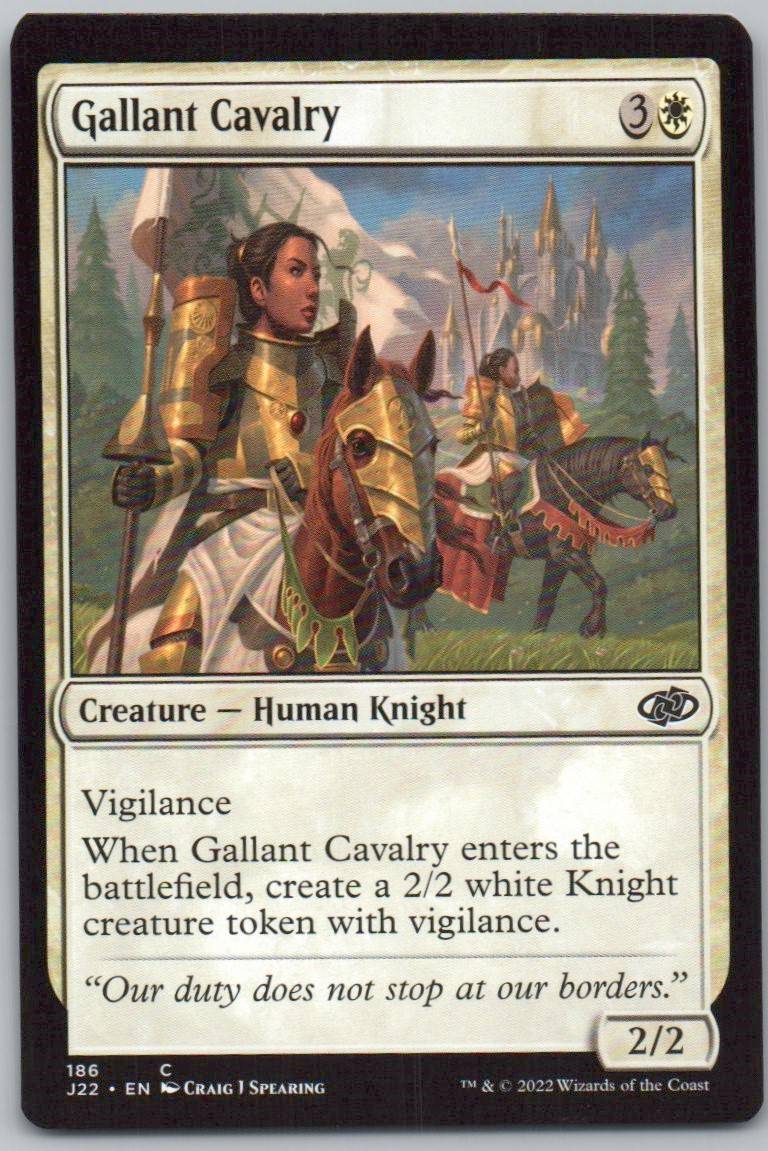 Gallant Cavalry 12 0 Creature Card - Core Set 2019