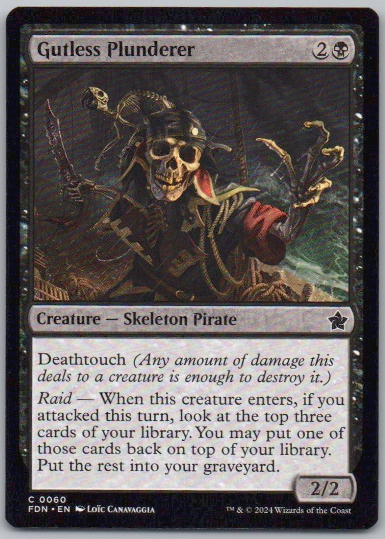 Gutless Plunderer 60 Normal Creature Card - Foundations