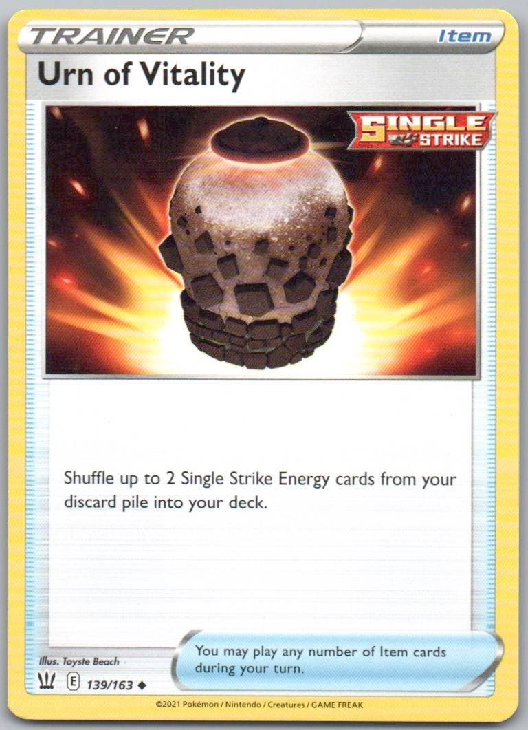Urn of Vitality 139 Normal Trainer Card - Battle Styles