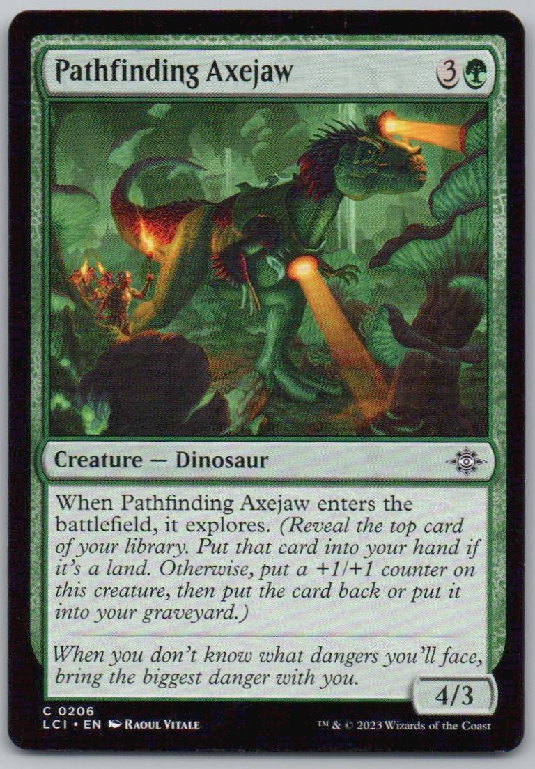 Pathfinding Axejaw 206 0 Creature Card - The Lost Caverns of Ixalan