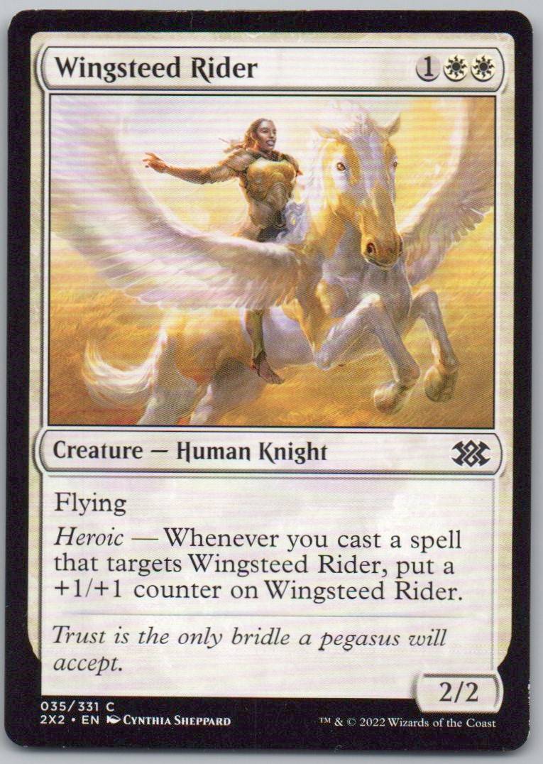Wingsteed Rider 35 Normal Creature Card - Double Masters 2022