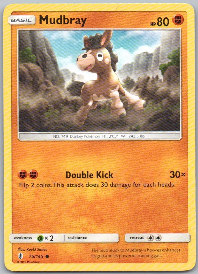 Mudbray 75 Normal Fighting Card - Guardians Rising
