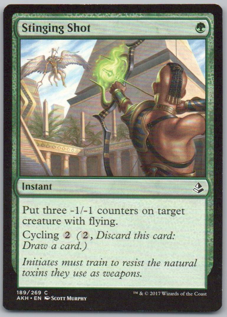 Stinging Shot 189 Normal Instant Card - Amonkhet