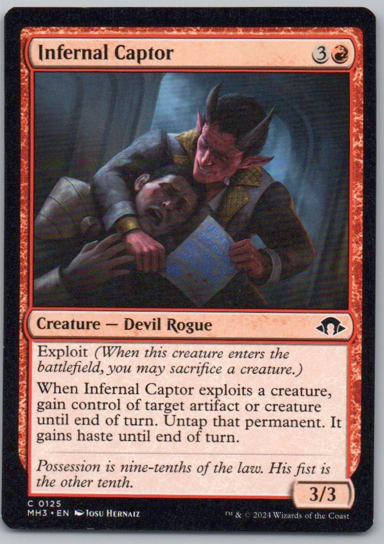 Infernal Captor 125 0 Creature Card - Modern Horizons 3