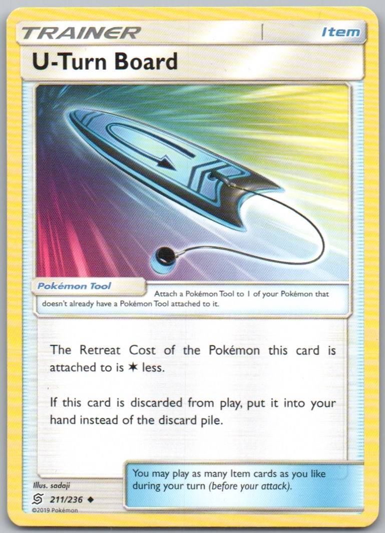 U-Turn Board 211 Normal Trainer Card - Unified Minds