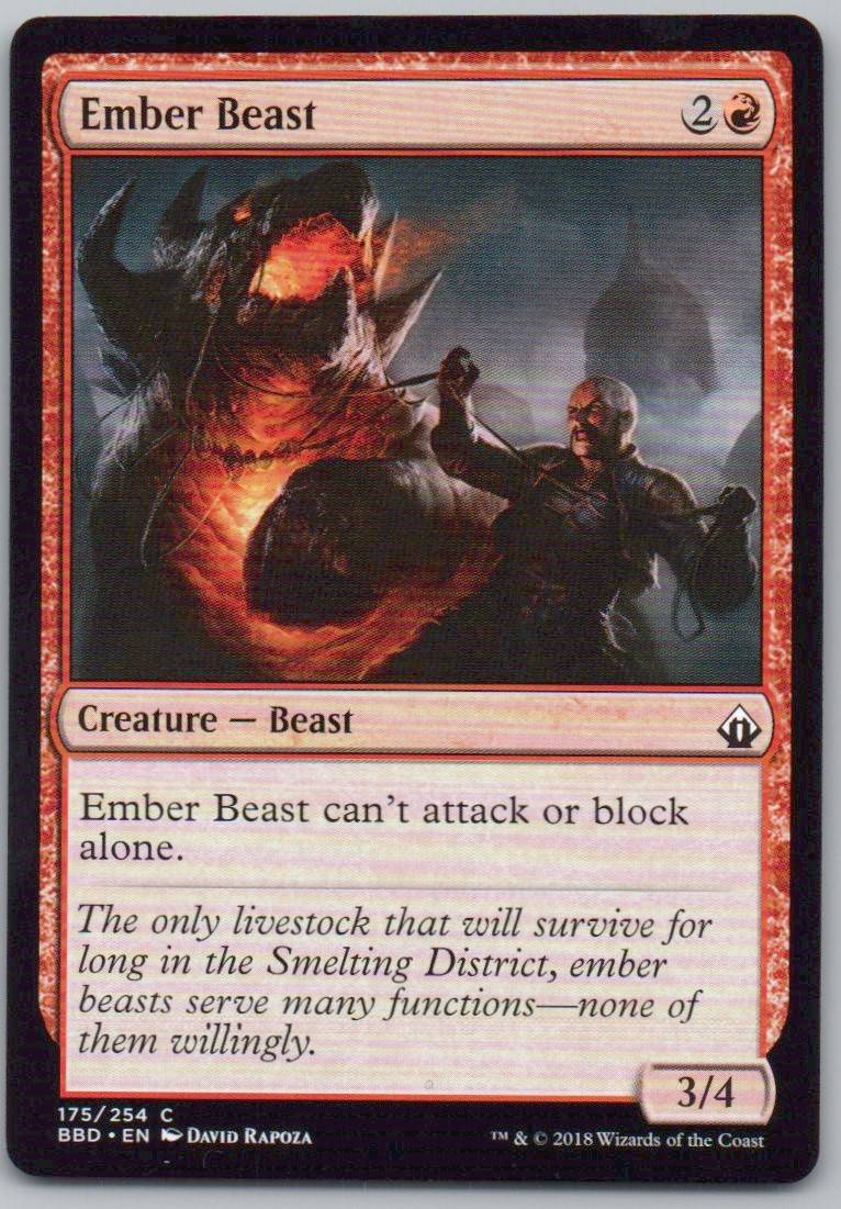 Ember Beast 175 Normal Creature Card - Battlebond