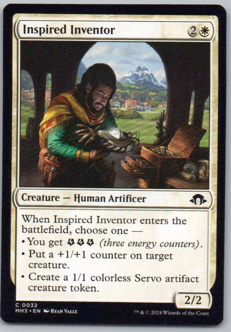 Inspired Inventor 32 0 Creature Card - Modern Horizons 3