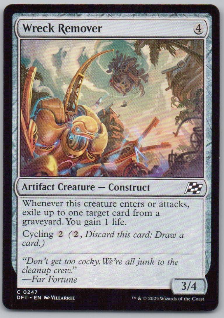Wreck Remover 247 Normal Artifact Card - Aetherdrift